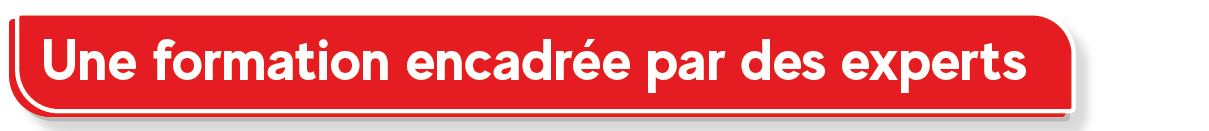 Une formation encadr&eacute;e par des experts