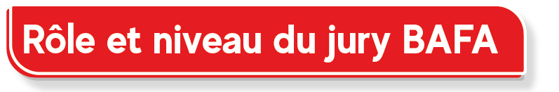 R&ocirc;le et niveau du jury BAFA