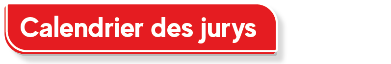 Calendrier des jurys