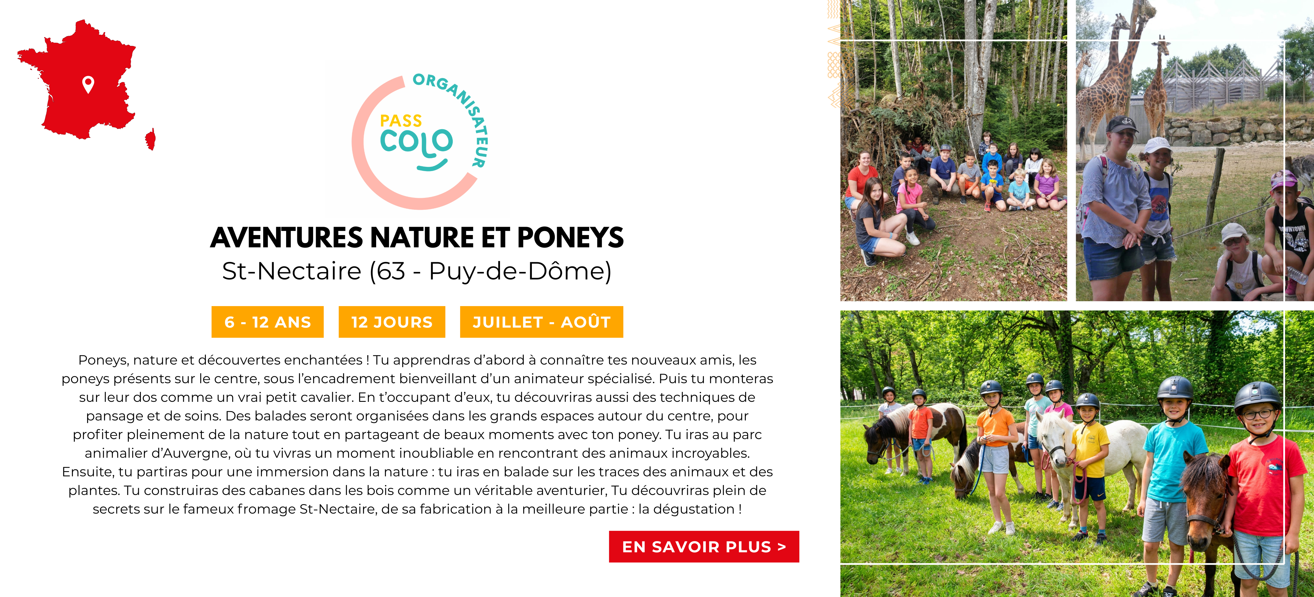 Pass colo ete 2026 Aventures Nature et Poneys