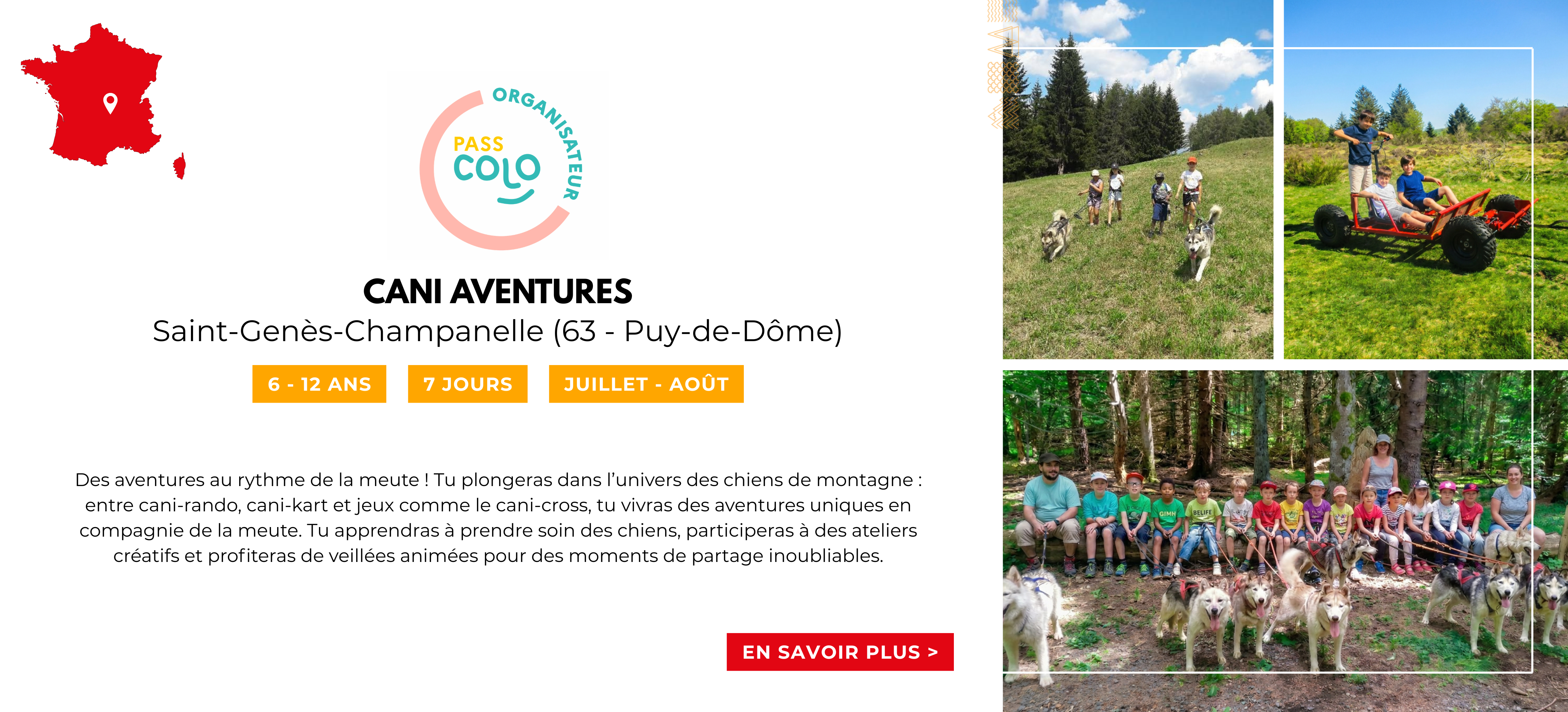 Pass colo ete 2026 Cani Aventures