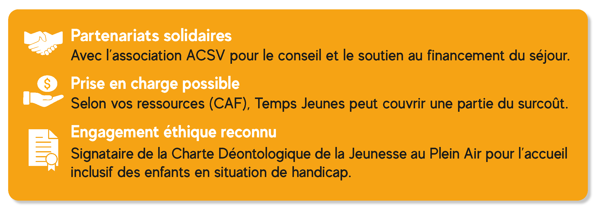 Partenariats solidaires - Inclusion handicap
